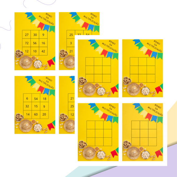 BINGO DA MULTIPLICAÇÃO