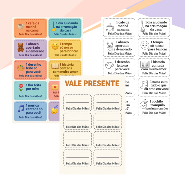 VALE PRESENTE - DIA DAS MÃES