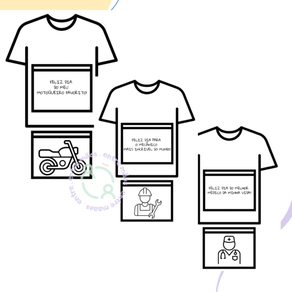 CAMISETAS E ESTILOS DE PAI
