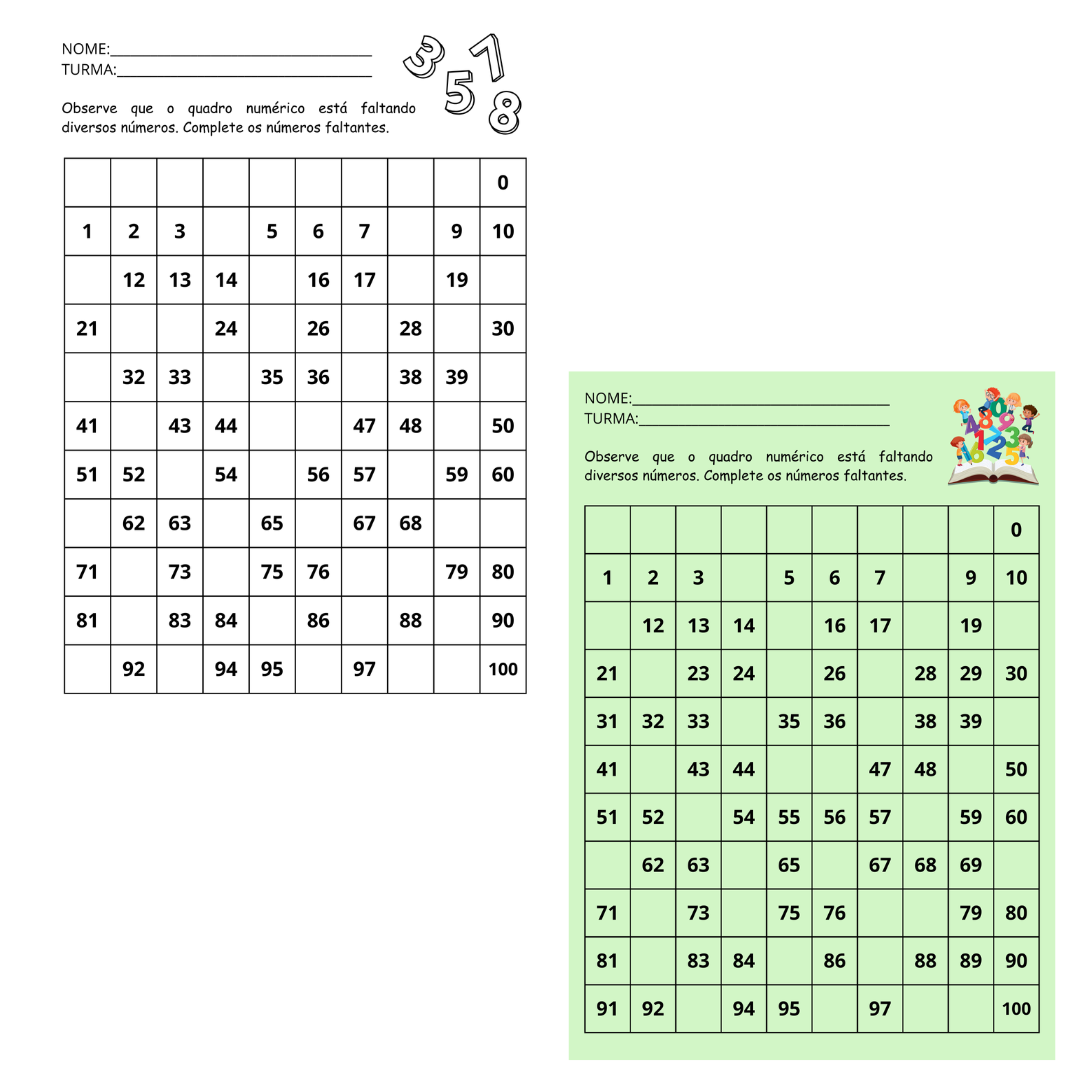 COMBO - QUADRO NUMÉRICO - Imagem 2