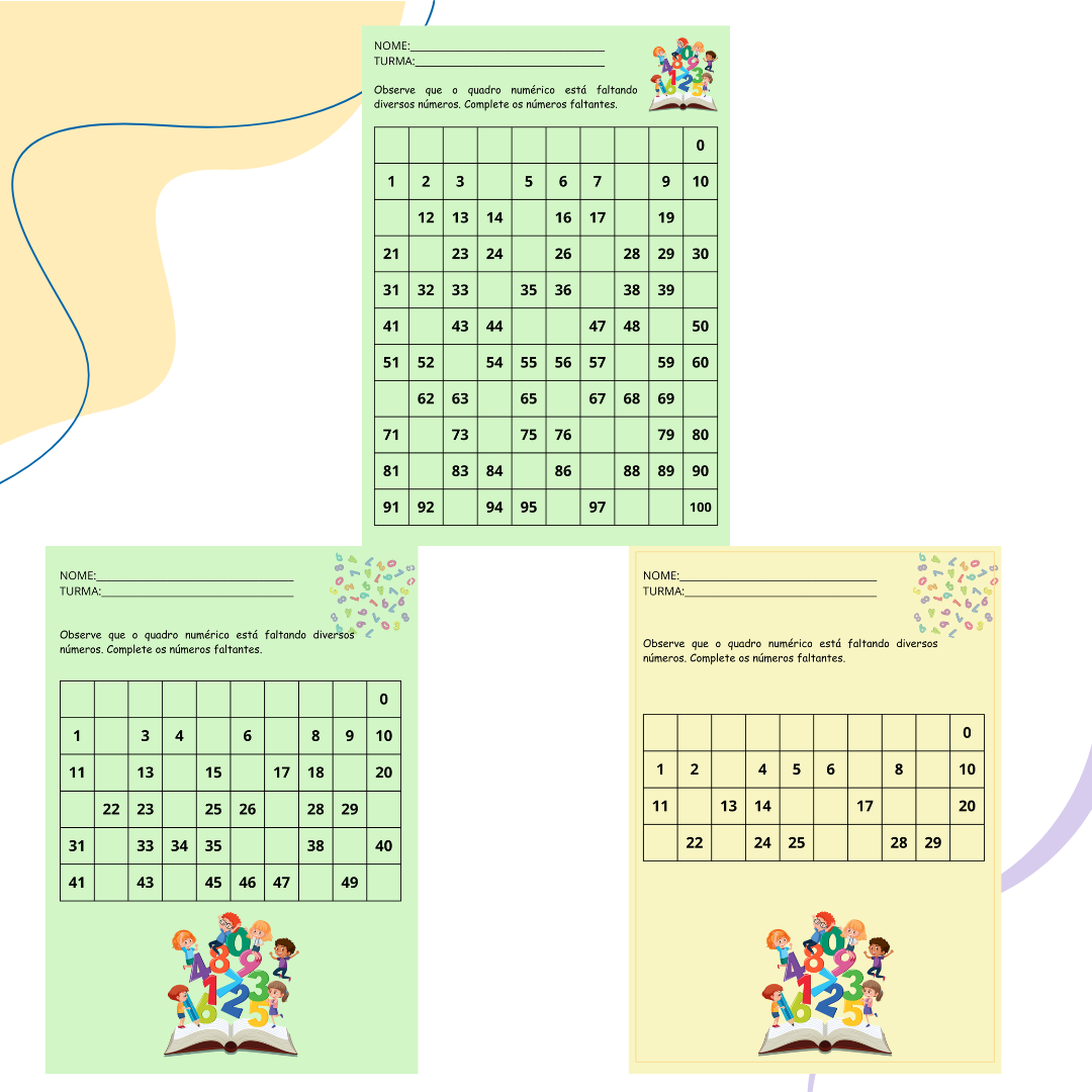 COMBO - QUADRO NUMÉRICO - Imagem 3