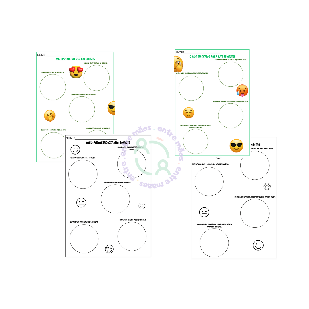 VOLTA ÀS AULAS COM EMOJIS - Imagem 2