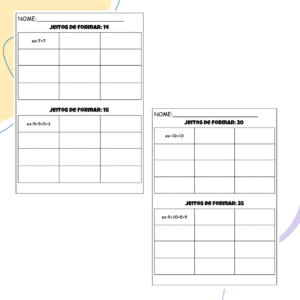 JEITO DE FORMAR NÚMEROS