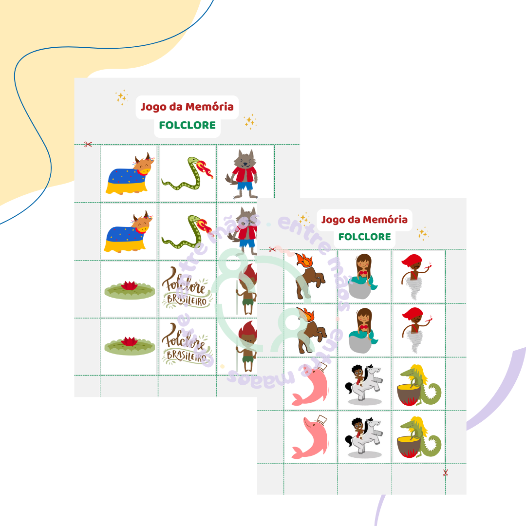 JOGO DA MEMÓRIA FOLCLORE