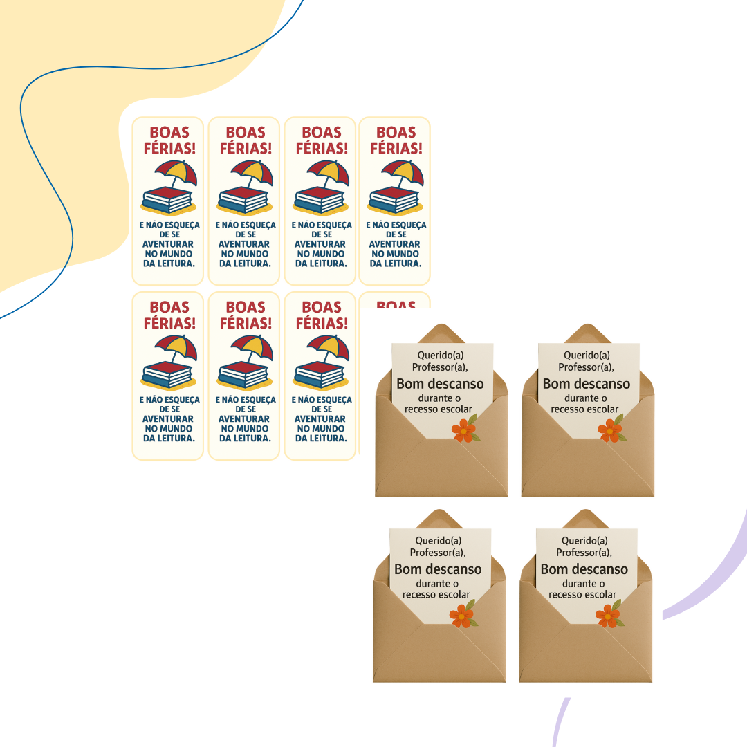 RECADO DE FÉRIAS (alunos e professores)