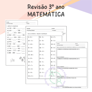 REVISÃO 3º ANO - MATEMÁTICA