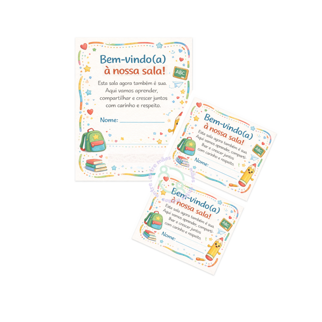 BOAS VINDAS - VOLTA ÀS AULAS - Imagem 2