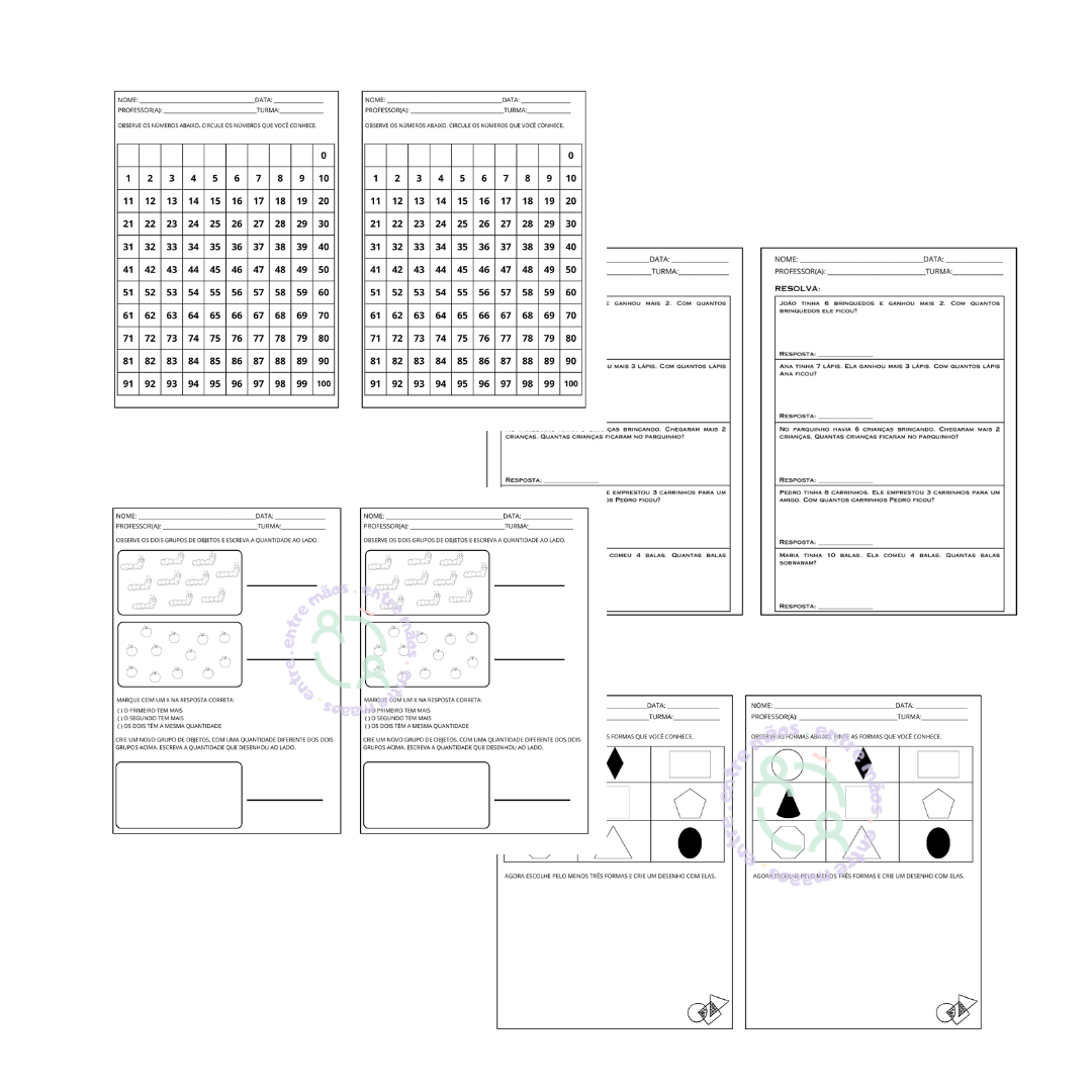 SONDAGEM DIAGNÓSTICA DE MATEMÁTICA 1ºANO - Imagem 3