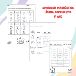 SONDAGEM DIAGNÓSTICA - LÍNGUA PORTUGUESA 1ºANO