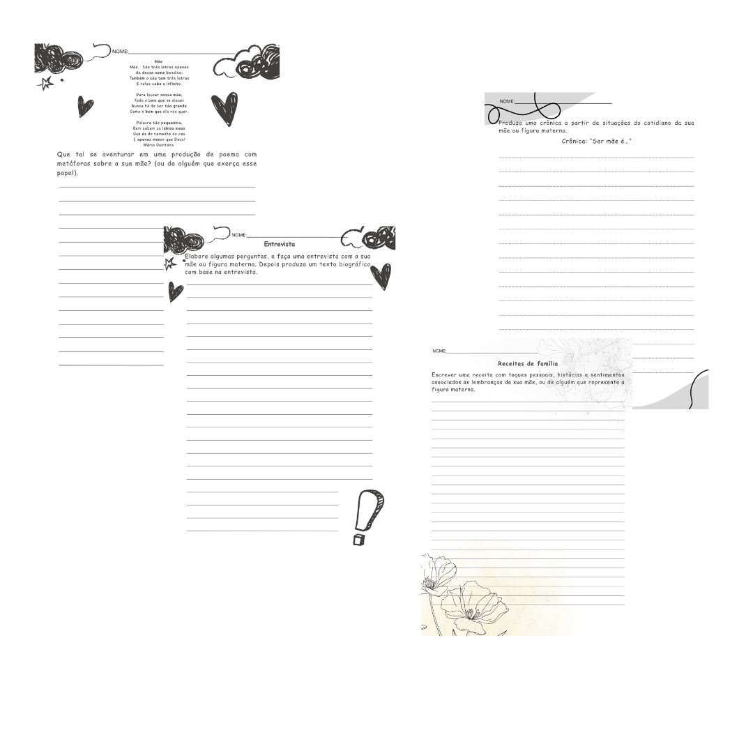 PRODUÇÃO DE TEXTO - 2º AO 5ºANO - DIA DAS MÃES - Imagem 2