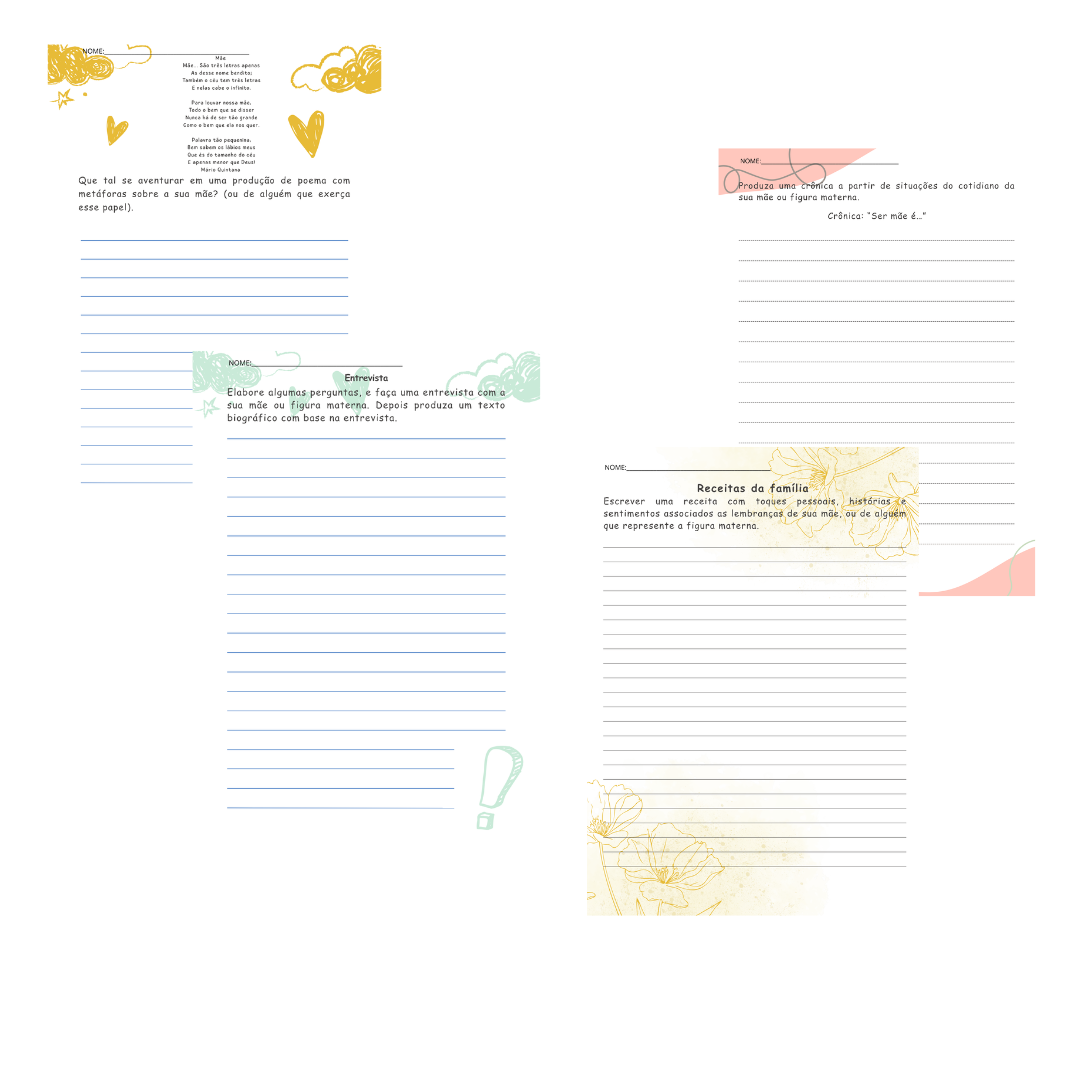 PRODUÇÃO DE TEXTO - 2º AO 5ºANO - DIA DAS MÃES - Imagem 3