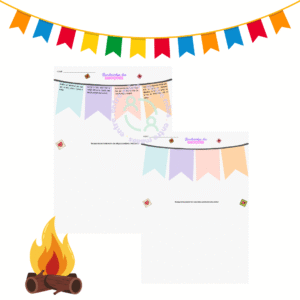 BANDEIRINHAS DAS EMOÇÕES - FESTA JUNINA