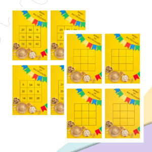 BINGO DA MULTIPLICAÇÃO - FESTA JUNINA