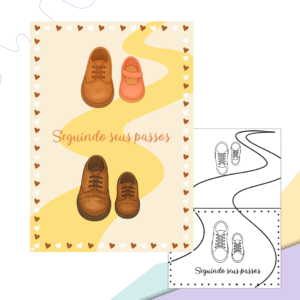MINI-LIVRO "SEGUINDO SEUS PASSOS"