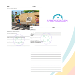 DIAGNÓSTICO DAS APRENDIZAGENS - LÍNGUA PORTUGUESA 4ºANO ENSINO FUNDAMENTAL