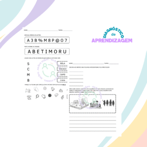 DIAGNÓSTICO DAS APRENDIZAGENS - LÍNGUA PORTUGUESA 1ºANO ENSINO FUNDAMENTAL