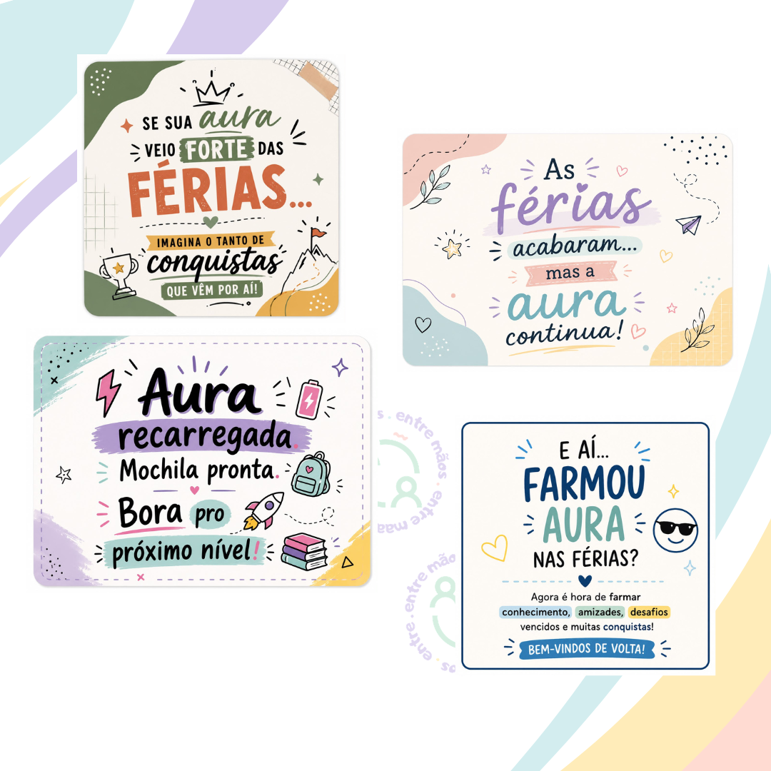 MARCADOR DE PÁGINA E LEMBRANCINHA DE RETORNO DAS FÉRIAS - Imagem 3