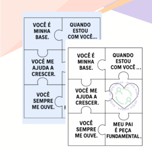 QUEBRA-CABEÇA "PEÇA DO MEU CORAÇÃO"